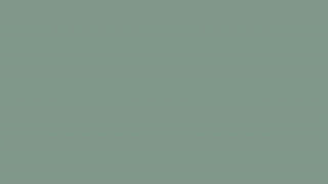 Whimsical Pattern - Orange Figures on Green Background - Seamless Design.