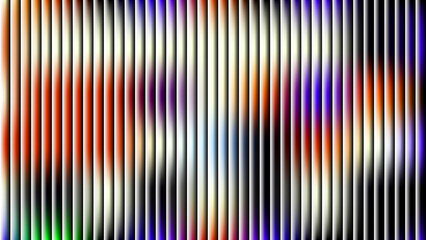 Multicolor abstract vertical streaks forming glowing blended rainbow motion art
