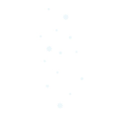 scattered snowflakes