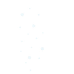 scattered snowflakes