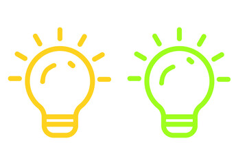 light bulb icons