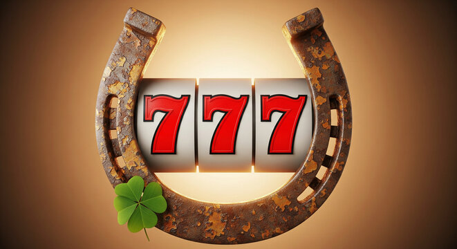Ultimate Luck: Slot Machine Jackpot with Horseshoe and Clover
A warm, high-quality, conceptual image combining classic symbols of luck and gambling success - Powered by Adobe