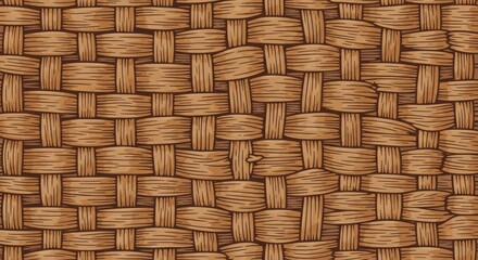 Detailed close up illustrates the organic texture of natural woven material