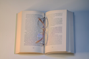 Book and Glasses in a Calm Reading Scene © abadura