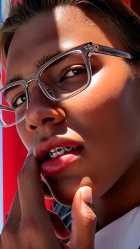 Dental arc: brace tension, tooth clarity, smile correction, oral care, straight contour, enamel tone, polished bite, neat shine, healthy line, jaw structure, natural finish, modern alignment