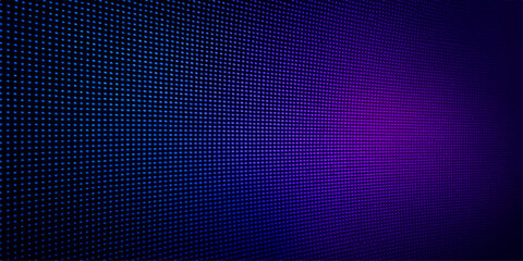 Abstract blue technology background with a digital light pattern and gradient dot mosaic texture