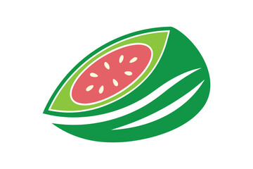 Silhouette features a ripe pomelo, alongside a halved section displaying its juicy interior