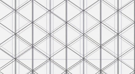 Seamless geometric pattern composed of overlapping dark gray triangular shapes on a white background