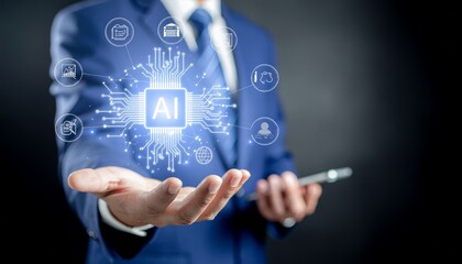 TRANSFORMATION. Organizational change. Manager using modern interface implementing digital transformation. Process innovation, strategy realignment, technology adoption, and efficiency improvement