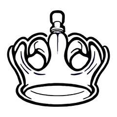Crown Logo Design, Royal Emblem, Luxury and Prestige Vector