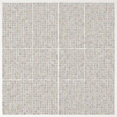 Fototapeta premium Intricate patterns of gray and white tiles create a stunning mosaic for a stylish interior space