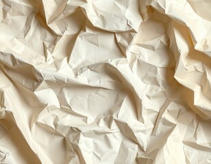 Crumpled Paper Texture. Generated image