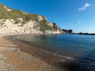 Man O'War beach. Ground level. The Jurassic coast, Dorset