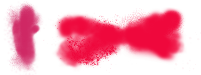 red paint splashes on white, Abstract Pink Color Smoke Design Element. Transparent PNG. Realistic Overlay Magenta Fog Cloud Smog Pattern.
