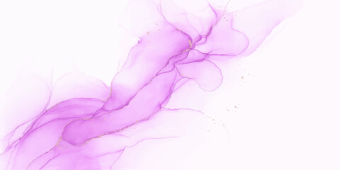 Fototapeta premium Pink and purple colorful smoke swirls in a smooth, flowing abstract wave design on a white background