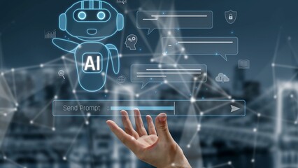 AI chatbot improves virtual assistant interaction. AI chatbot processes text, supports users, AI chatbot automates replies, and AI chatbot enables smart messaging. Marrow
