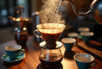 Artisanal Pour Over Coffee Brewing Method Science Precision Authenticity Rich Flavor Aroma