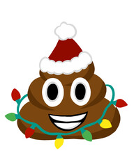 Poop navideña.