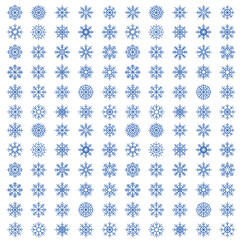 Charming snowflake patterns evoke winter's magic. Ideal for adding festive elegance to designs and celebrations.