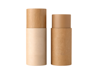 Isolated vector illustration of blank cosmetic plastic bottles and a colorful perfume container