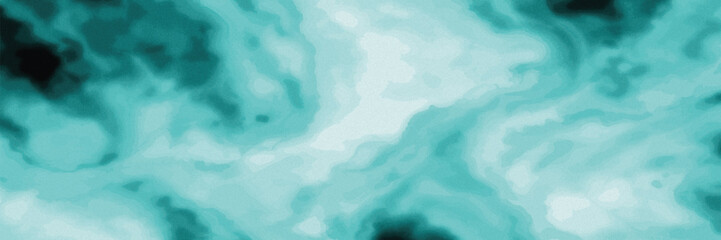 Obraz premium Soft Fluid Waves Blending into Deep Oceanic Shadows, Forming a Serene Abstract Flow of Ethereal Watercolor Motion and Tranquil Cooling Energies in Motion.