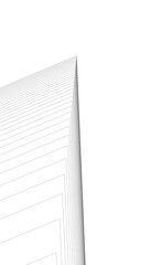 Modern building. Architectural background 3D illustration