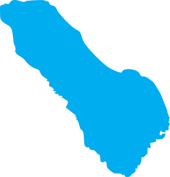 Salton Sea, California Map Editable Vector