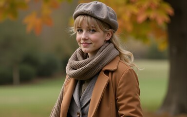Womenswear autumn winter clothing and accessory collection in the English countryside fashion style, classic look. High quality