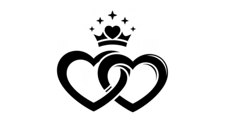 Silhouette isolated on transparent background