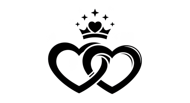 Silhouette isolated on transparent background