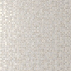 Fototapeta premium Intricate mosaic pattern of light tiles creating a serene atmosphere in a modern space