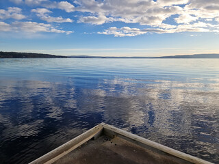 reflection of the sky in the water -Lysaker
