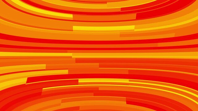 Abstract curved orange and red stripes forming a dynamic background pattern image photo