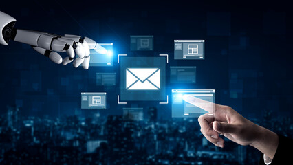 AI artificial intelligence improves emAI artificial intelligencel productivity through virtual assistants, smart inbox organization, and intelligent communication management tools. Vouch