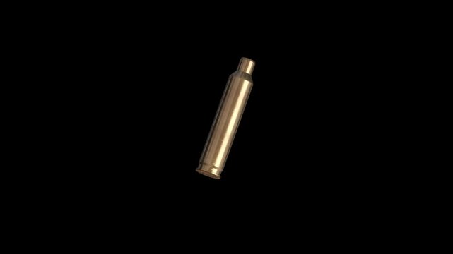 8mm Slow-motion videos backgrounds 8mm Mauser rifle bullets rotating.
