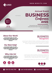 Annual Event Business Conference Template Design For Your Business Marketing 