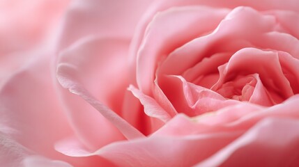 Pink rose petal macro floral background with soft dreamy focus.