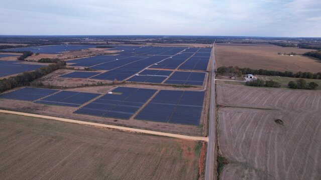 Solar Farm, Riverbend Solar Farm Florence Alabama
