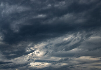 storm clouds in the sky