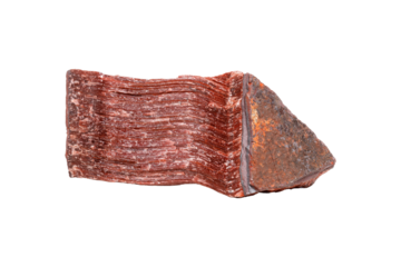 A vivid ox eye stone on an isolated background, showcasing a rich golden-brown tone with captivating chatoyancy. Perfect for striking decor with natural allure.