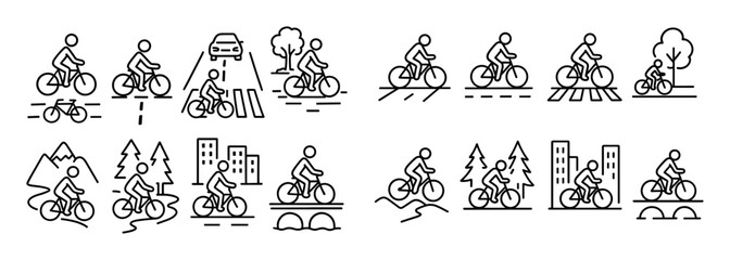 Cyclist Protection Icons