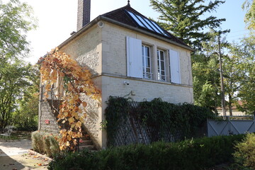 Atelier du peintre Auguste Renoir, village d'Essoyes, d&eacute;partement de l'Aube, France