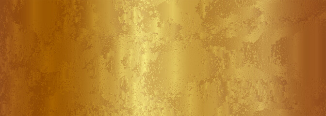 Gold Rich metallic distressed texture with soft gradient shine and organic surface pattern. Gold brass texture. Grunge wall texture. Vintage luxury Gold Background. luxury branding, packaging, 