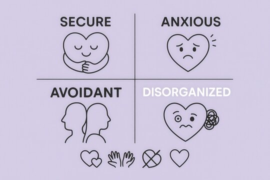 Exploring Attachment Styles in Relationships Secure Avoidant Anxious and Disorganized Dynamics Capturing Emotional Complexity and Interpersonal Connections