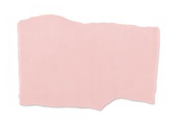 Pink torn paper piece with blank textured background, a ripped empty scrap note for messages and design elements
