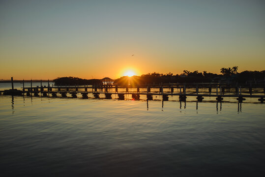 Atardecer en el lago