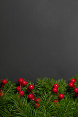 Christmas frame background close up