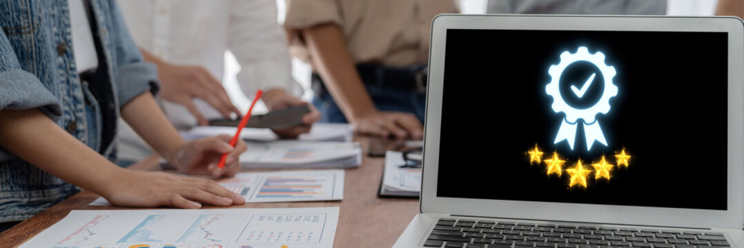 Online product certification, marking a key achievement. Demonstrates commitment to quality and trustworthiness by having product certification passed. brisk