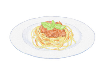ミートソースパスタ