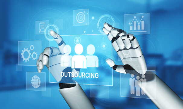 AI helps optimize outsourcing strategy by matching the right global workforce to specific tasks and analyzing productivity across external teams Vouch
